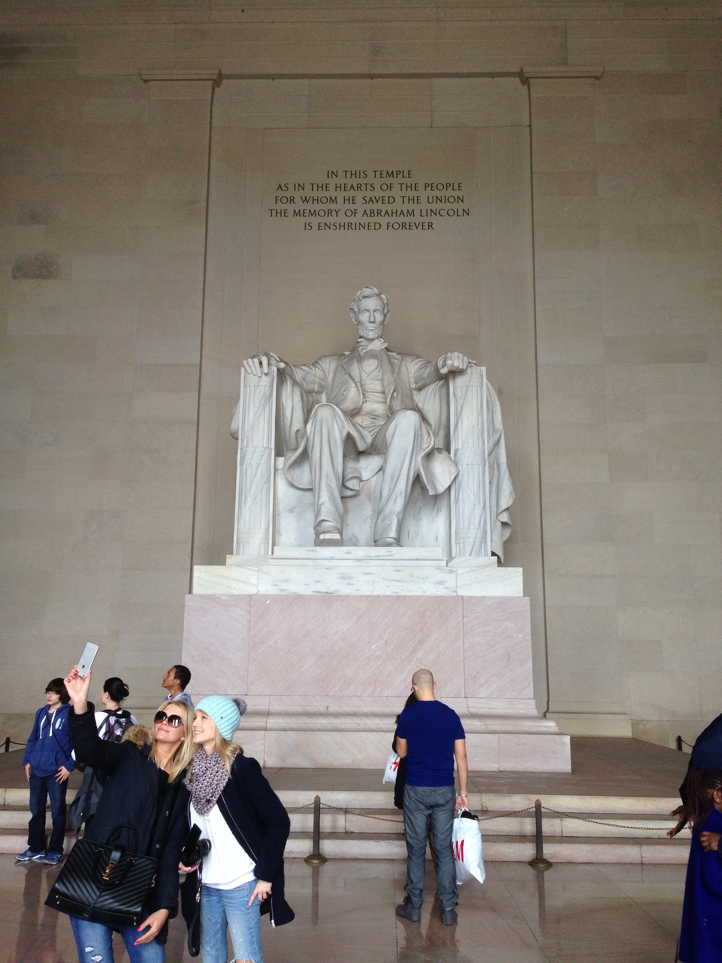 Mäktiga Lincoln-monumentet